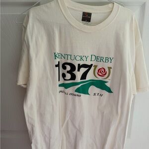 Fruit of the Loom White Kentucky Derby Tee